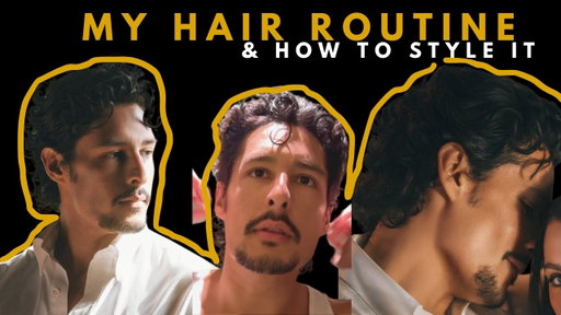 My Simple Curly Hair Routine for Men (Diffuser + Curl Cream Method)