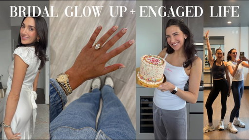 WEEK IN MY LIFE in the CITY | getting honest about the "bridal glow up" + engagement gifts + plans