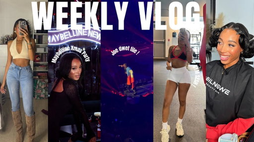 VLOG : RETIRED CRASH OUT , JOE DWET FILE CONCERT , MAYBELLINE CHRISTMAS PARTY , HAIR APPOINTMENT !