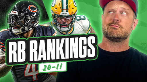 RB Rankings Countdown: 20-11 + ADP Risers | Fantasy Football 2026 - Ep. 1947