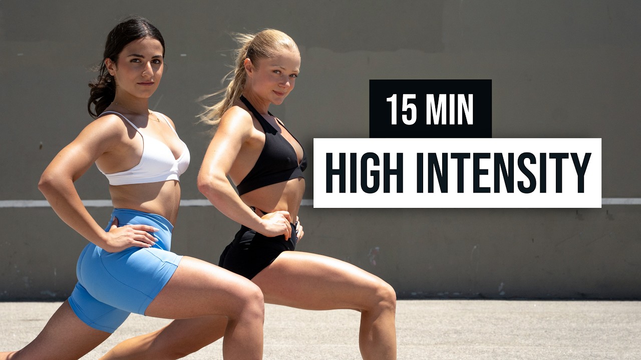 15 MIN Full Body HIIT Workout with Community Member Lorig - No Equipment, Bodyweight Only