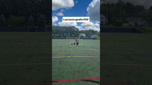 Lacrosse goalie POV #shorts