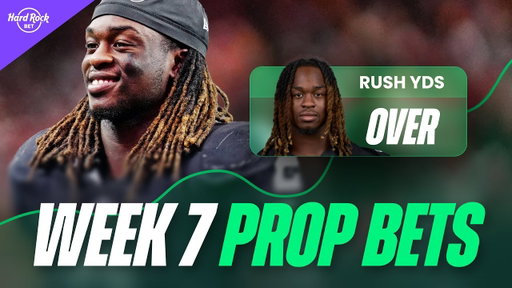 Top 10 NFL Player Props Picks for Week 7 | Prop Bets & TD Scorers (2025)