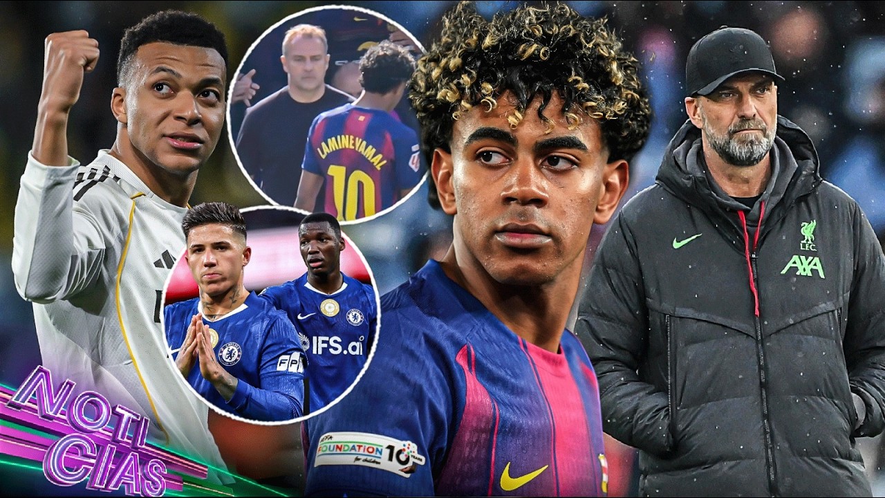 Lamine molesto, ¿con quién? | Se supo qué dijo Vini al Cholo; Mbappe aclara | Peligro en el Chelsea