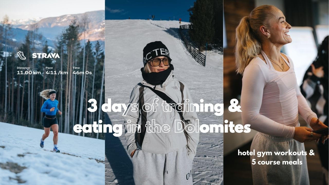 how i train & eat staying in a 5* hotel in the DOLOMITES