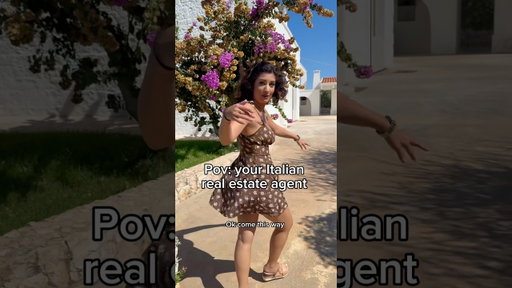 Welcome to your new home 🛵 #comedy #italian #italiancomedy #actress #olives