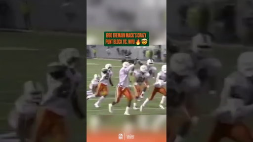 Tremain Mack’s punt block vs. West Virginia during the 1996 season was EPIC 🤩🔥 (🎥: @ESPN )