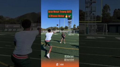 QB1 Darian Mensah is already getting to work this Summer 👀😤