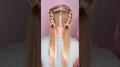 CUTE BRAID FOR SCHOOL | Audrey and Victoria #hairstyle PRODUCTS USED IN DESCRIPTION BELOW ⬇️