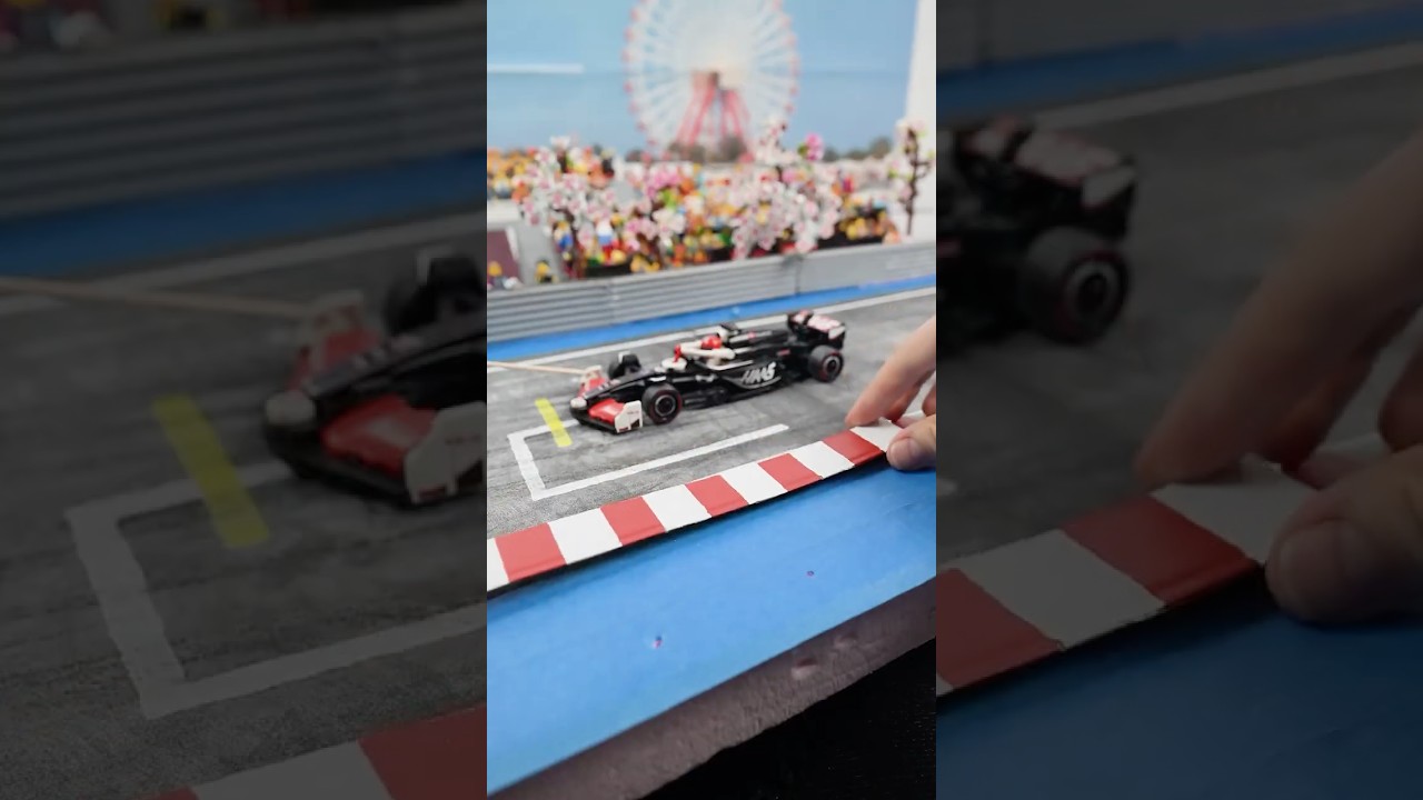 Enter the epic LEGO® F1® world of the #JapaneseGP, crafted by the incredible Benedek Lampert!#Shorts