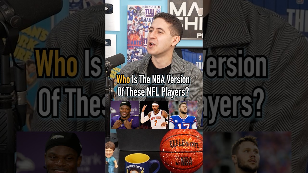 WHO IS THE NBA VERSION OF THESE NFL PLAYERS? Do You Agree? #shorts #nba #nfl #basketball #football