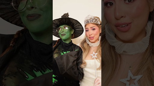 now you’ve seen two pretty best witches #wicked #elphaba #glinda