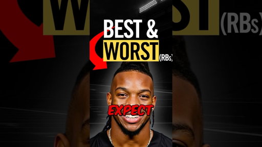 The best and worst RB in each of the first 5 rounds