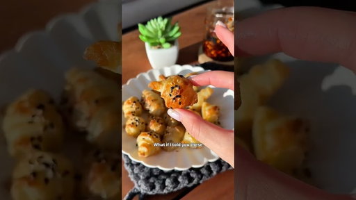 Did I just make mini croissants out of frozen scallion pancake? 🫢🥐