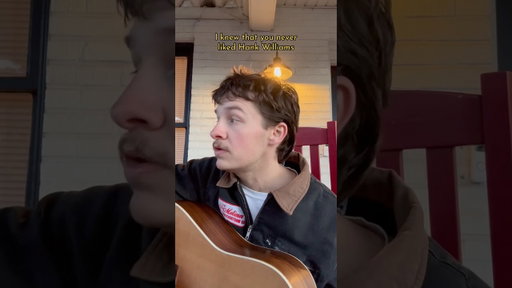You never liked Hank Williams…but that’s okay # #countrymusic #singersongwriter