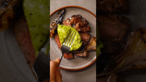 how to make spring butter 🧈  #steak #cooking