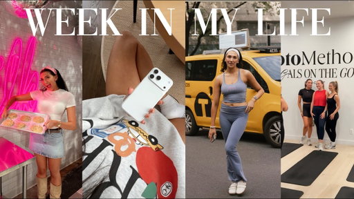 WEEK IN MY LIFE in the CITY | healthy + happy routines, new iphone 17 pro max, GOTG workout class 🍎🚕