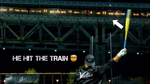 KING OF JUCO Hits a TRAIN with NEW VICTUS BAT