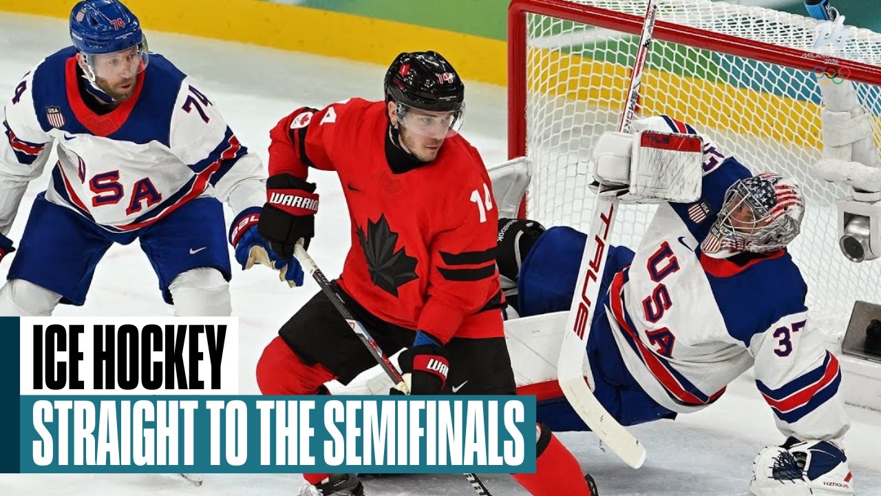 U.S. wins men's hockey gold in dramatic OT game vs. Canada
