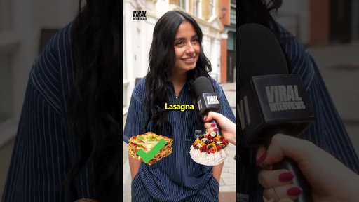What's your favorite food? 🍕              @SofiaCamara #streetinterviews #viralinterviews #shorts