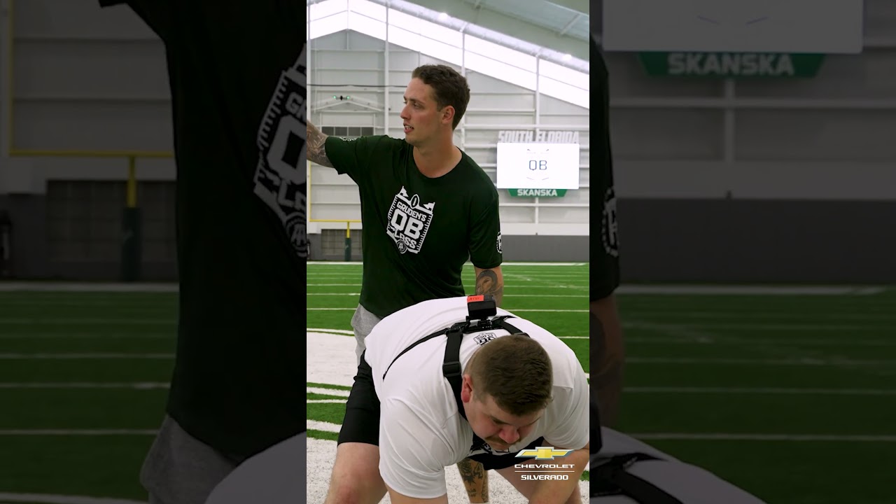 Carson Beck ACES Gruden’s On Field Quiz presented by @Chevrolet #ad #Chevy #Silverado