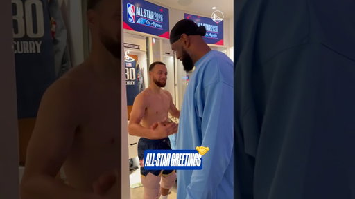 Steph Curry Catching Up with Old Friends at NBA All-Star 🤝 | #shorts
