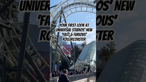 Your First Look At Universal Studios' New ' Fast & Furious' Rollercoaster