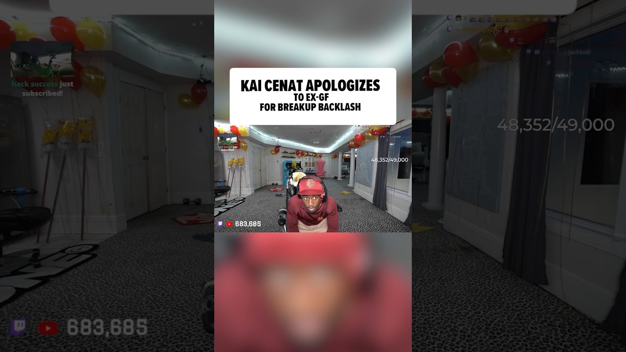 Kai Cenat took time during his Streamer University announcement to apologize to his ex