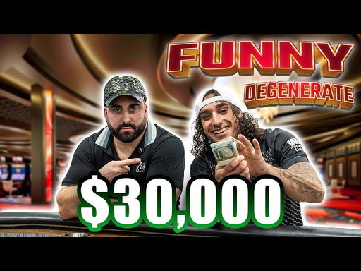 🤯 We ran $8,000 👉🏻 $30k in Blackjack with Funny Degenerate! ♠️