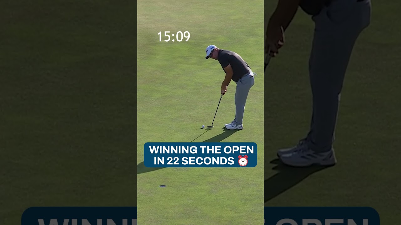 Fastest winning putt ever?