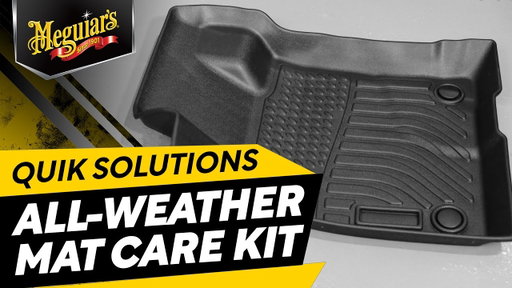 Meguiar’s Quik Solutions All-Weather Floor Mat Kit – Deep Clean & Protect with a Non-Slick Finish