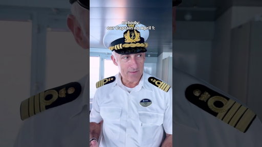 Captain’s got jokes. 😂 #aprilfools #MSCSeaside