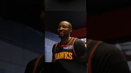 Jonathan Kuminga is excited after his first game in the 🅰️ #jonathankuminga #hawks #nba