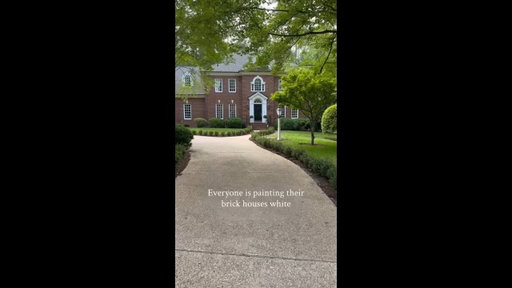 The Best Paint Color for Brick Isn’t White… It’s Painting the Trim