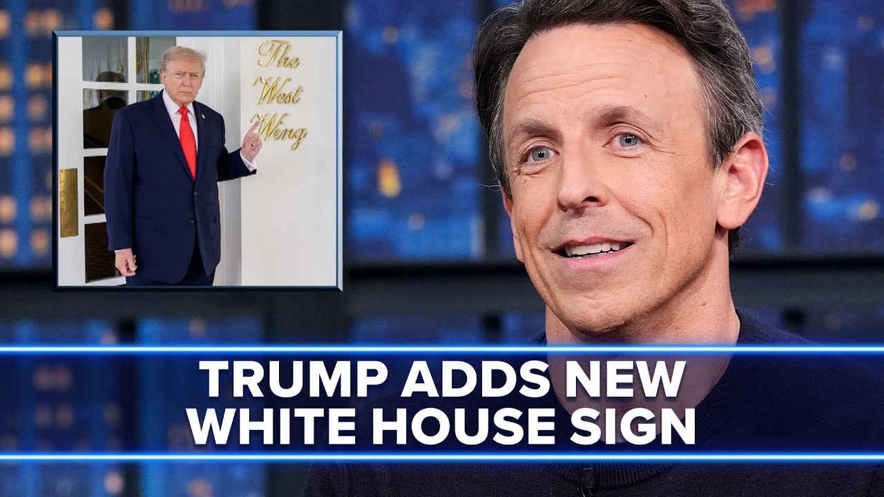 Trump Adds New Sign to His "Presidential Walk of Fame"