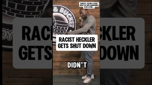 Racist heckler gets shut down #comedy #standup #manchester #heckler #shorts