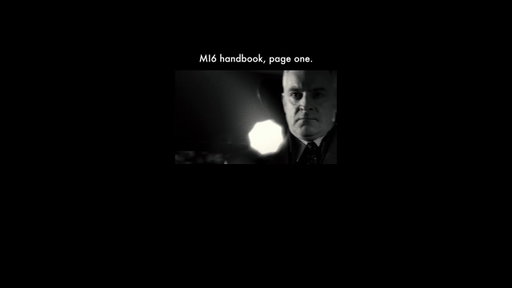 JAMES BOND | MI6 Handbook Page One