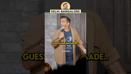 Delhi - Bangalore  #standupcomedy #delhi #bangalore #traffic #food #funnyvideo #comedian #comedy