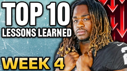 Top 10 Takeaways You NEED to Know BEFORE Week 4 Fantasy Football (Rookie Report)