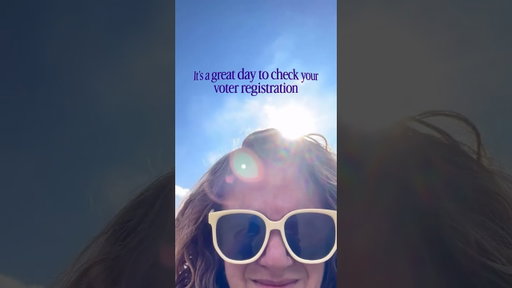 It’s a great day to check your voter registration!