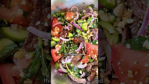 The best salad you’ll ever make. Thai Beef Salad recipe - so good!