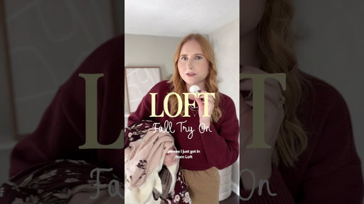 @loft Fall Try On Haul 🍂 #lofthaul #loveloft #loftpartner #falloutfits