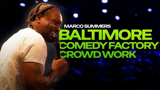 Funny Marco Baltimore Comedy Factory | Crowd Work