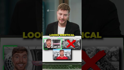 MrBeast guesses which thumbnail is real