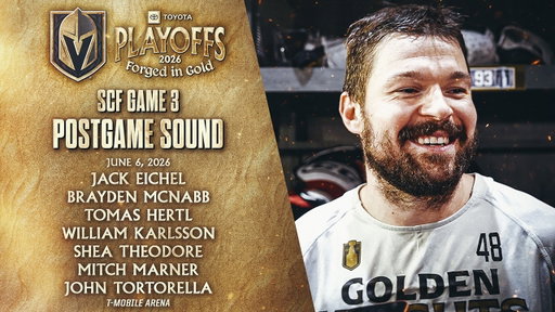 🎥 SCF Game 3 POSTGAME SOUND: Eichel, McNabb, Hertl, Karlsson, Theodore, Marner & Tortorella