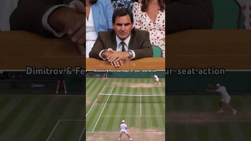 Federer was LOCKED IN 🔒