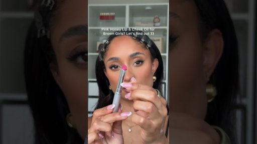 For cheeks? Nope. For lips? Love the formula though! #clinique #cliniquepinkhoney #lipoil