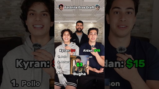 Fortnite Pros Draft 🛠️🤑 #fortnite #videogames #gaming #draft #crossoverbros