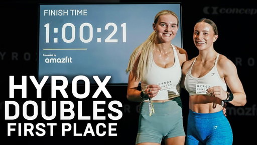 WE WON HYROX LONDON 2025 (women's pro doubles)