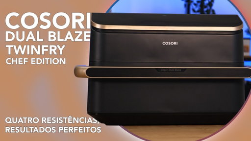 Vale a pena trocar a tua airfryer por esta Cosori Dual Blaze Twinfry Chef Edition?
